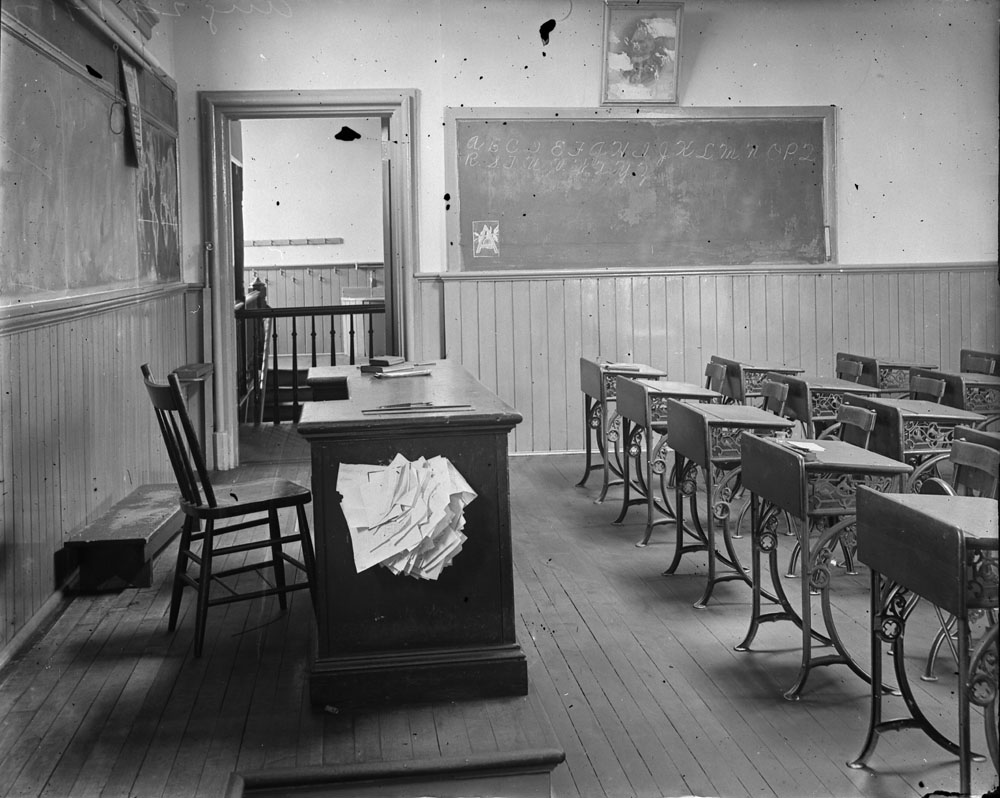 Desks In Rows