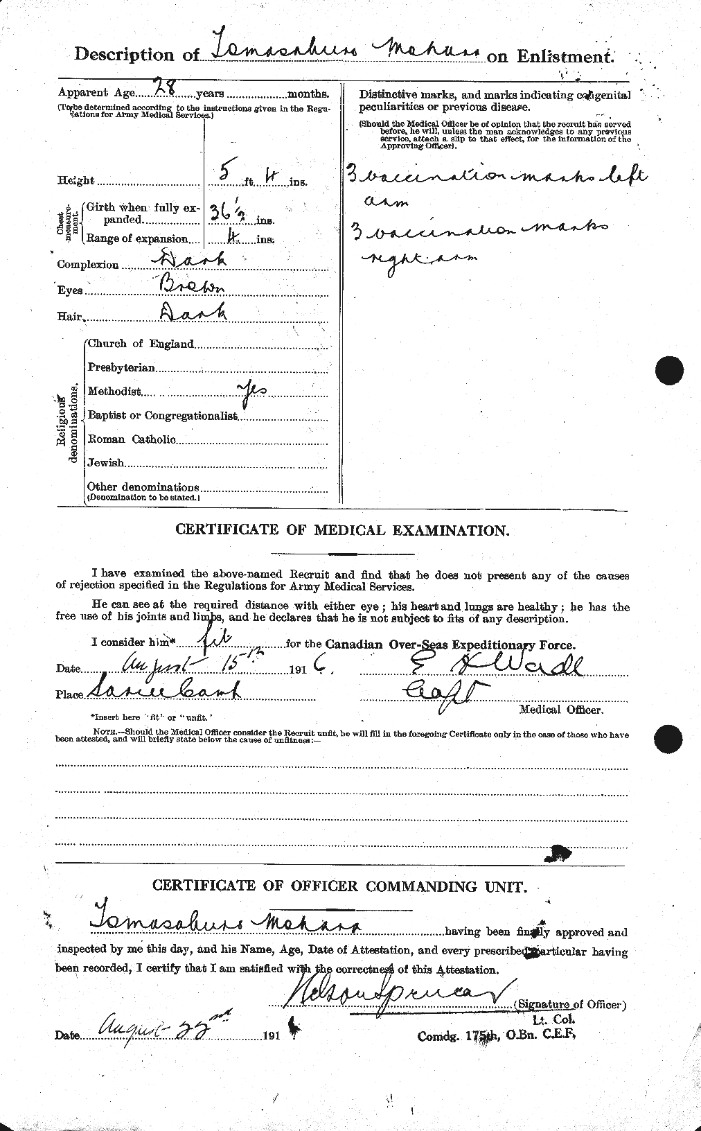 Documents d’attestation 2