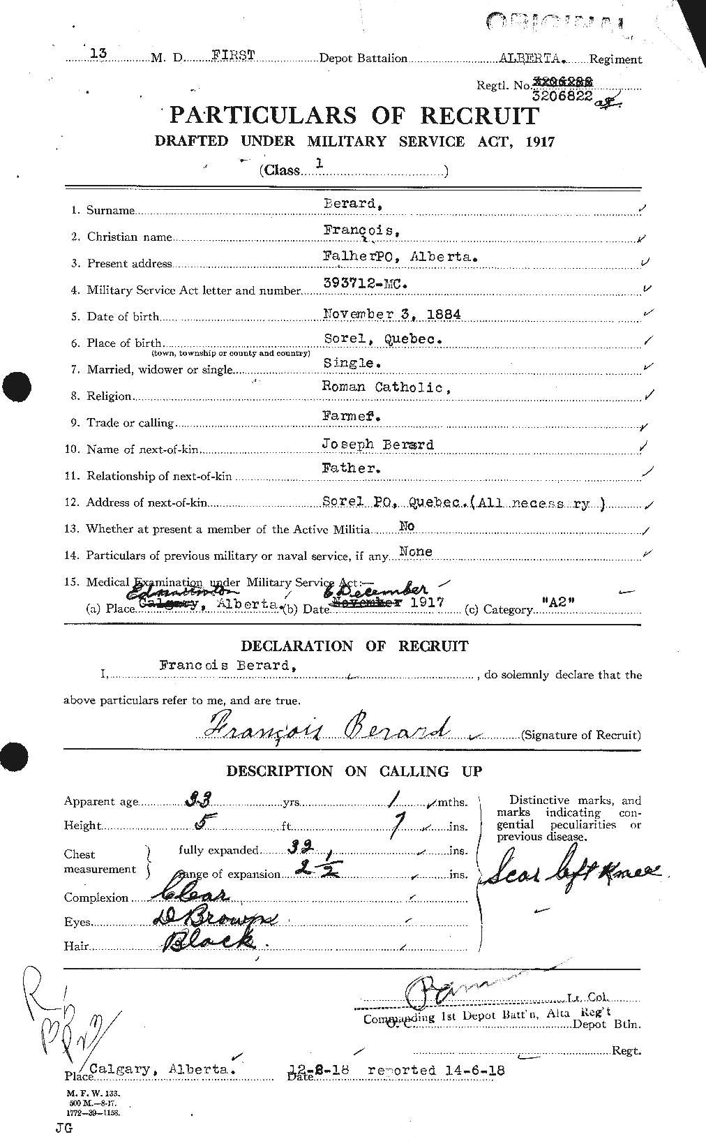 Soldiers of the First World War – CEF 237728a
