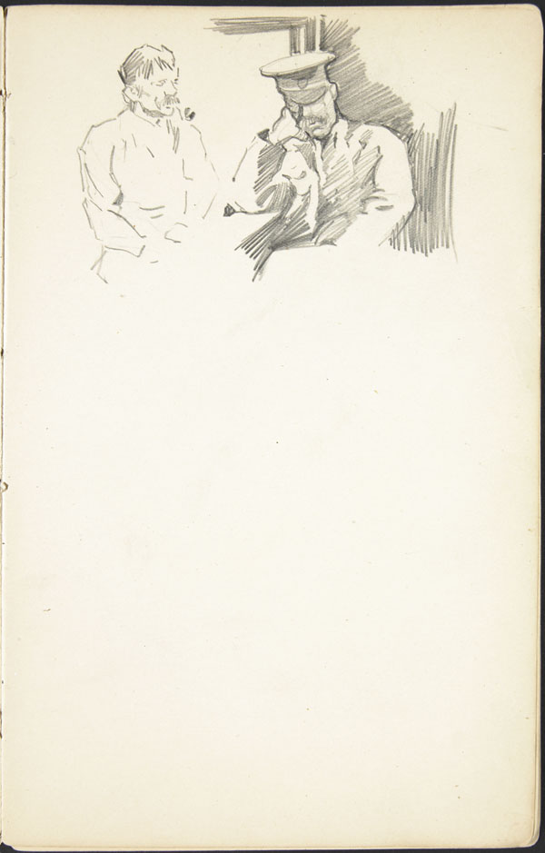 Study of soldiers resting