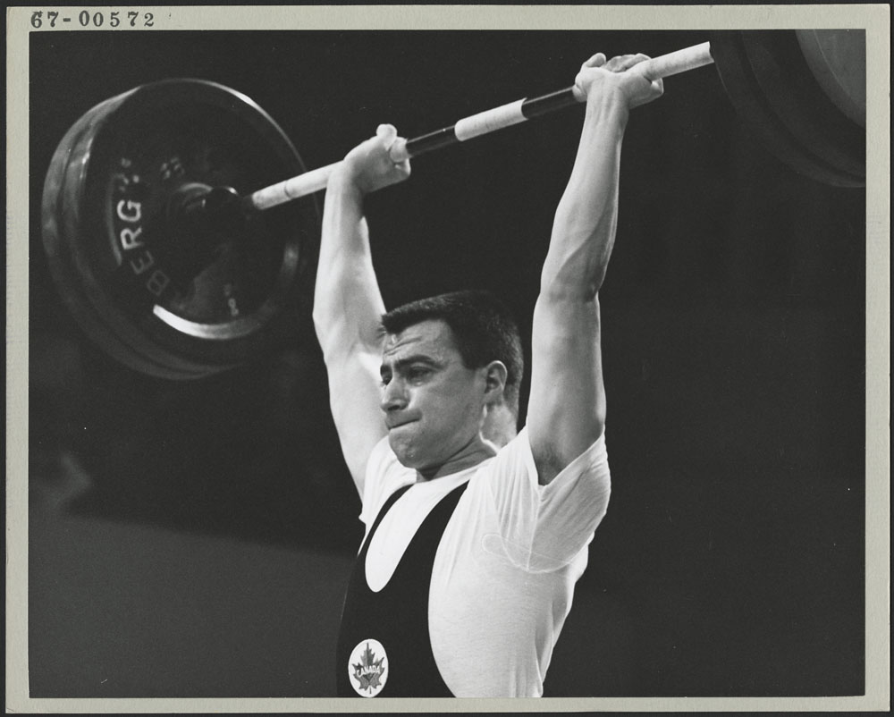 &lt;a href=&quot;https://www.bac-lac.gc.ca/eng/collectionsearch/Pages/record.aspx?app=fonandcol&IdNumber=4814168&quot;&gt;Canadian weightlifter Pierre St-Jean, bronze medal winner&lt;/a&gt;
