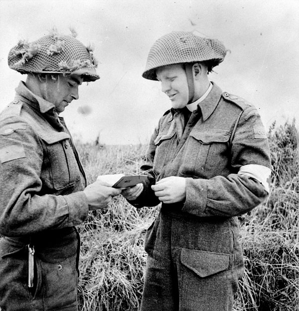 Chaplain of the 1st Battalion, The Canadian Scottish Regiment ...