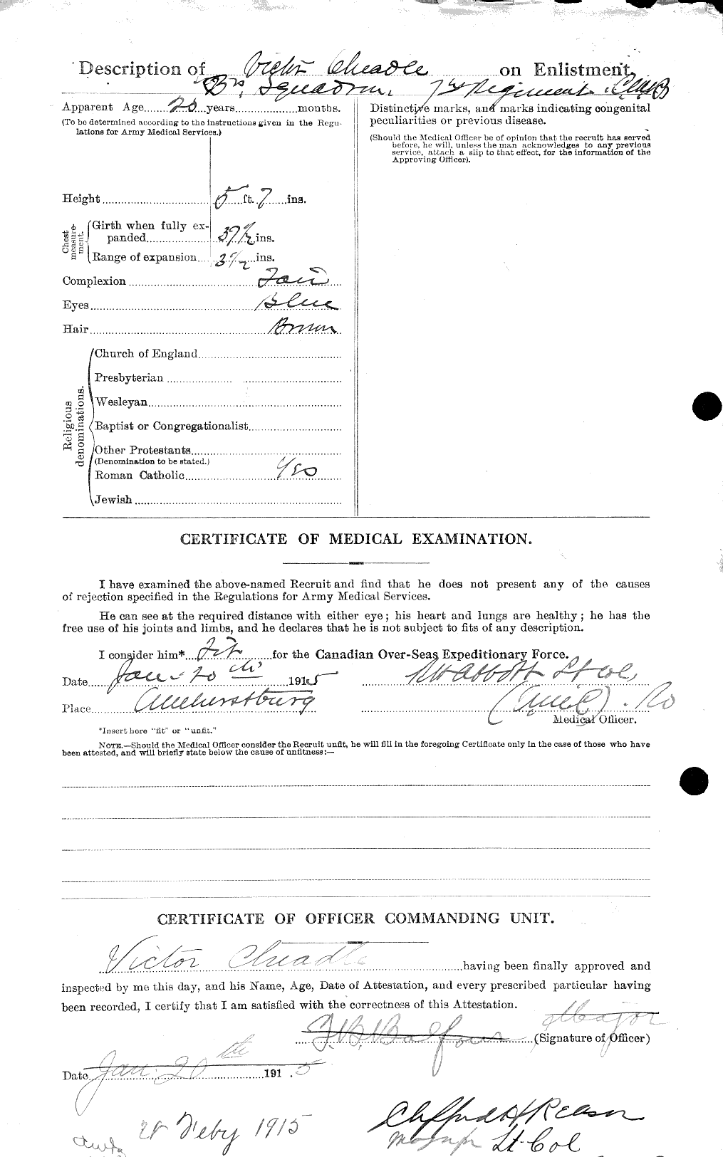 Cheadle Family. (Canada Lookup Request) Page 1 RootsChat.Com