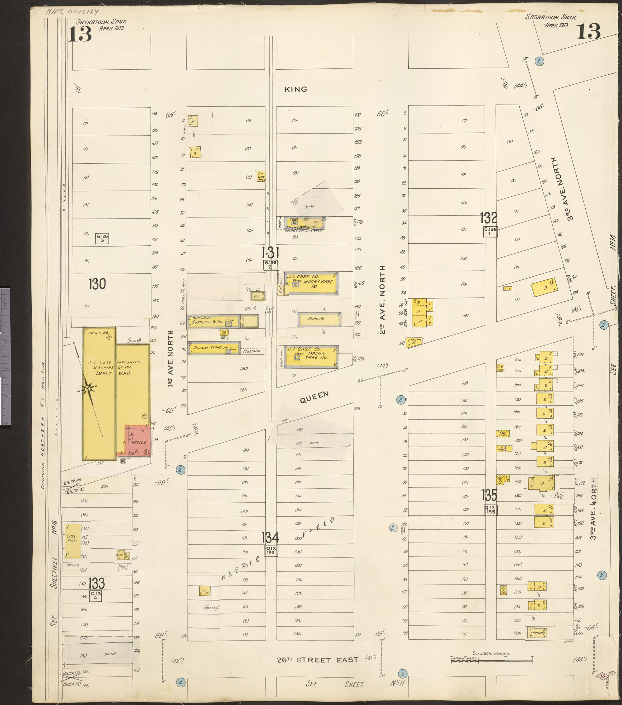 Insurance plan of Saskatoon, surveyed April 1913, revised December 1917 ...